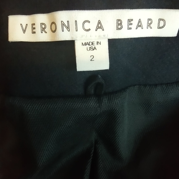 Veronica Beard 2 the "Classic Dickey Jacket" wool navy blue core - Picture 9 of 13